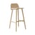 Nerd Bar chair natural wood H 75 cm - Wood - Muuto
