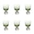 Bicchiere da vino Eternal Snow S vetro verde / Set di 6 - Ø 6,3 x H 9,5 cm - Serax