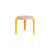 Mini Lou Children stool wood yellow / H 30 cm - TIPTOE