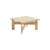 Crate Outdoor Coffee table natural wood / Gerrit Rietveld, 1934 – 75.5 x 75.5 x H 40 cm - Hay
