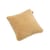 Coussin Square Teddy tissu marron / Tissu duveteux - 50 x 50 cm - Fatboy