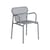 Fauteuil bridge empilable Week-end métal gris / Aluminium - Petite Friture