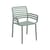 Lot de 6 fauteuils empilables Doga vert - NARDI