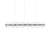 Suspension Luce Sferica S1 verre transparent / L 167 cm - Flos