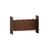 Pli Vague by Uchronia Wall shelf metal brown / L 30 x D 15 cm - TIPTOE