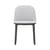 Chaise rembourrée Softshell Side Chair tissu gris / 4 pieds - Vitra