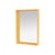 Miroir mural Colour Frame - Shelfie bois jaune / 46,8 x 69,6 x P 9,9 cm - MONTANA