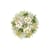 Applique Bloom plastique vert / Plafonier - Ø 28 cm - Kartell