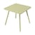 quadratischer Tisch Luxembourg metall grün / vier Tischbeine - für 2 bis 4 Personen - 80 x 80 cm - Fermob