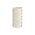 Rangement Facet High / H 66 cm - 3 portes / Avec roulettes - Hay