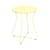 Sgabello Cocotte metallo giallo / Tavolino - H 45 cm / Metallo - Fermob
