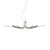Sospensione Asteria LED metallo / Ø 105 cm - Foscarini