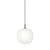 Suspension Rime verre blanc / Ø 25 - soufflé bouche - Muuto