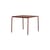 Table carrée Panorama métal rouge / 90 x 90 cm - 2 places - TIPTOE