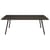 Table rectangulaire Luxembourg métal marron / 207 x 100 cm - 8 à 10 personnes - Fermob