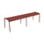 Bank Monceau XL metall rot braun / L 160 cm - für 3 bis 4 Personen - Fermob