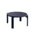 Rey Coffee table wood blue / By Bruno Rey x Dietiker, 1971 - Ø 66.5 x H 32 cm - Hay