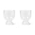 Still Glass glass transparent / Set of 2 - Mouth blown glass - Ferm Living