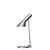 Lampe de table AJ Mini gris argent métal / H 43 cm - Orientable / Arne Jacobsen, 1957 - Louis Poulsen