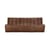 Canapé droit N701 cuir marron foncé / 3 places - L 210 cm - Ethnicraft
