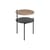 Table de chevet Tu bois marron / Ø 40 x H 52,5 cm - NOO.MA