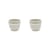 Set de 2 tasses à espresso Dune / By Kelly Wearstle - Ø 7,5 x H 6 cm - Serax