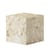 Tavolino d'appoggio Plinth Cubic pietra beige / pietra - 40 x 40 x H 40 cm - Menu