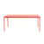 Tavolo rettangolare Fromme metallo rosa arancione / Alluminio - 180 x 90 cm - Petite Friture