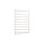  Wall mount metal beige / by unit - H 50 x D 30 cm - String Furniture