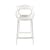Chaise de bar Masters blanc / H 65 cm - Kartell
