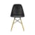 Chaise RE DSW - Eames Plastic Side Chair / (1950) - Pieds bois clair / Recyclé - Vitra