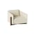 Gepolsterter Sessel Timber textil beige - KANN DESIGN