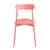 Fromme Stacking chair metal orange / Aluminium - Petite Friture