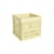 Cestino Colour Crate Cube materiale plastico giallo / 29,5 x 29,5 x H 29 cm - Riciclato - Hay