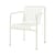 Fauteuil empilable Palissade Dining Large métal blanc / Bouroullec, 2016 - Hay