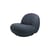 Fauteuil rembourré Pacha tissu bleu / Pierre Paulin - Réédition 1975 - Gubi