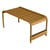 Panchina Luxembourg metallo giallo / Tavolo basso - 86 x 43 x H 40 cm - Fermob