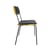 Double jeu Padded chair textile yellow black / Velvet - Maison Sarah Lavoine