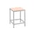 Alu Stool Stool metal pink / Small - H 45 cm - valerie objects