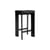 Tabouret haut Chisel 30 Low / H 65 cm - Rembourrage cuir - Hay