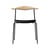 Chaise empilable CH88P / Hans J. Wegner, 1955 - Assise rembourrée cuir - CARL HANSEN & SON