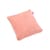 Coussin Square Teddy tissu rose / Tissu duveteux - 50 x 50 cm - Fatboy