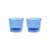 Dew Glass glass blue / Set of 2 - & klevering