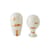 Salz- und Pfeffer-Set Mr & Mrs Muse keramik weiß - Jonathan Adler