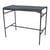 Table haute Luxembourg métal gris noir / 4 personnes - 126 x 73 cm - Aluminium - Fermob