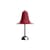 Pantop Table lamp metal red / Ø 23 cm - Verner Panton (1980) - Verpan
