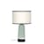 Sicilia Small Table lamp ceramic green / H 49 cm - Ceramic - Maison Sarah Lavoine