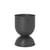 Vaso per fiori Hourglass Small metallo nero / Metallo - Ø 31 x H 42,5 cm - Ferm Living