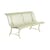 Banc avec dossier Louisiane métal vert / L 150 cm - Métal - Fermob