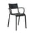 Fauteuil empilable Generic A plastique noir - Kartell